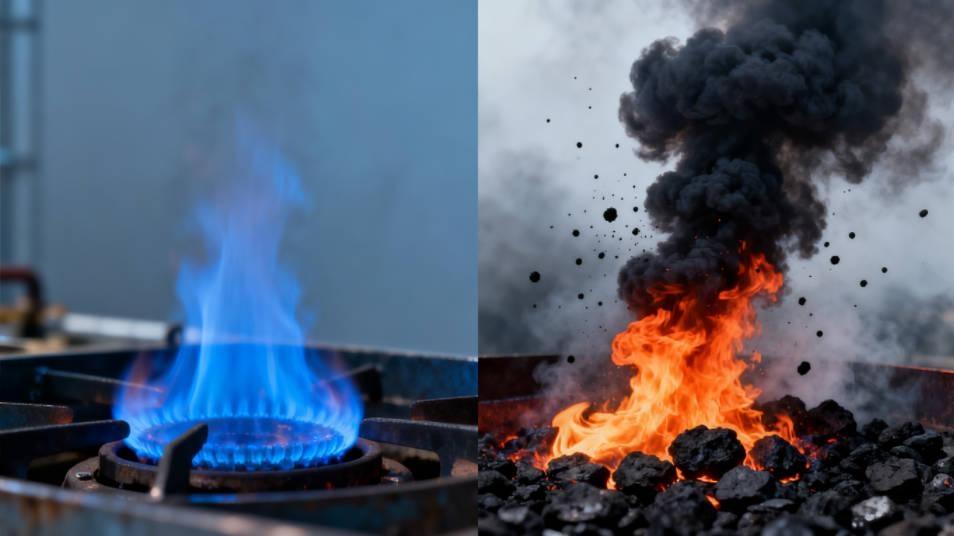 Cleaner Combustion of SNG