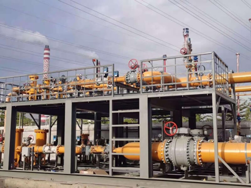 Professional natural gas pressure regulating system